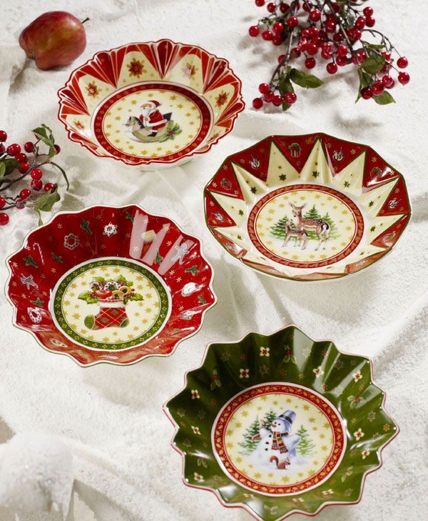 Santa Claus Christmas Plates