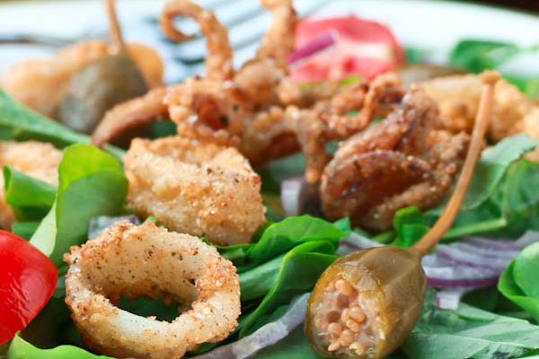 Recipe: Fried Calamari Salad