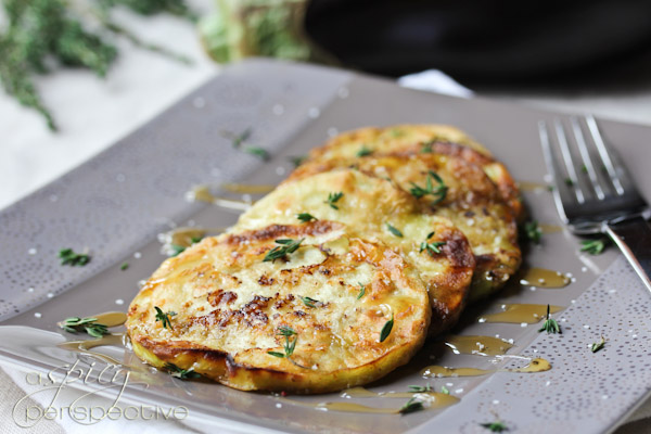 Recipe: Sauteed Eggplant with Honey and Thyme