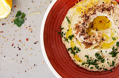 Cannellini & Lemon Hummus From Gather & Be