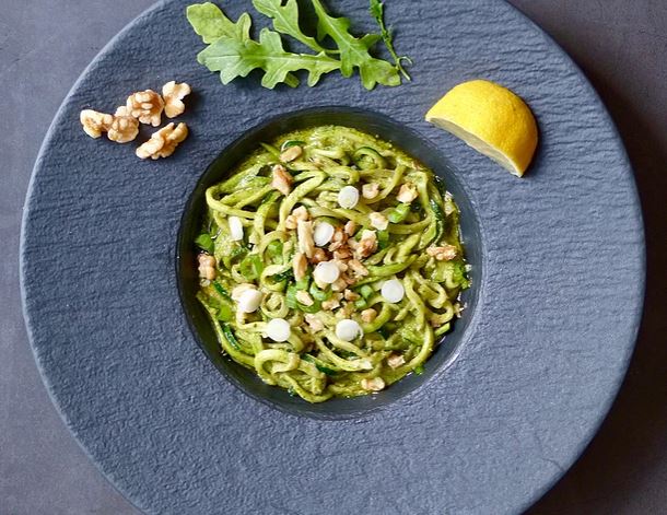 Vegan Arugula Pesto from Gather & Be